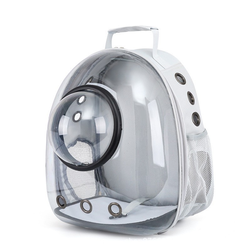 【 Customized Processing 】 Cat bag space capsule with protective cover, fully transparent, double-shoulder portable pet bag, highly breathable pic 7