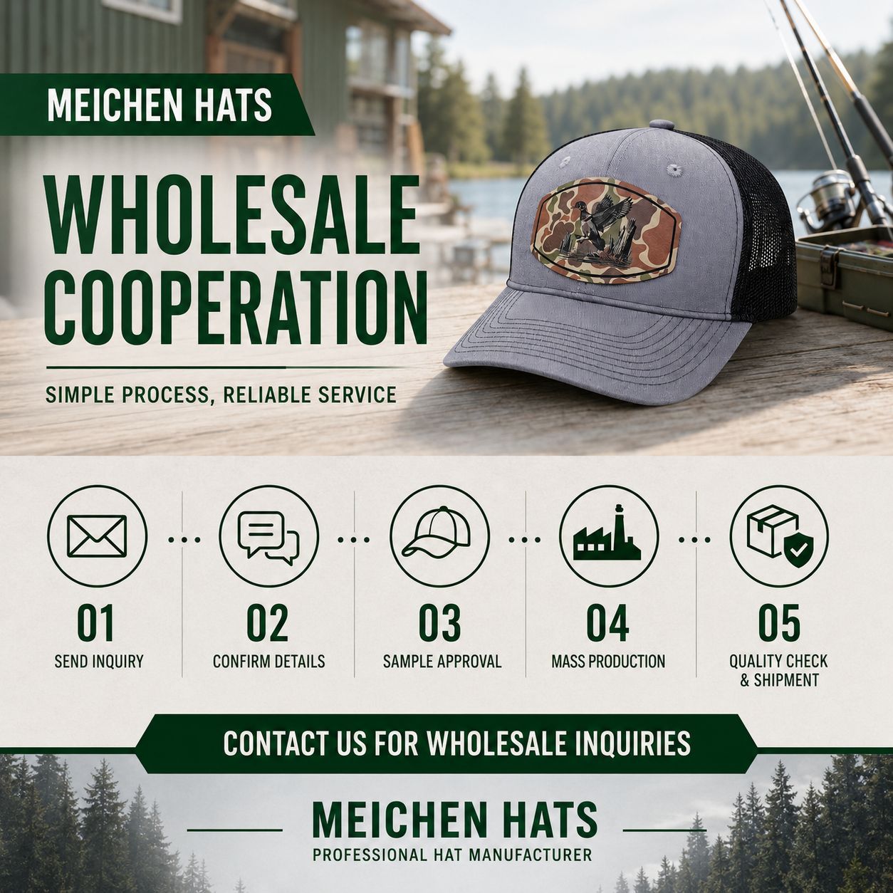 Customized baseball caps, high-quality baseball cap factory customization, embroidery, export net cap production and processing factory customization pic 9