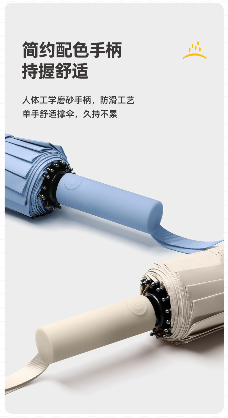 UV全自动雨伞批发雨伞定制logo商务广告伞防晒防紫外线折叠遮阳伞详情45