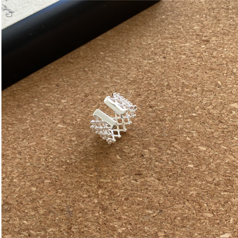 韩国博主feve同款coldf*ame宽版窄版花瓶素圈戒指女简约高级个性详情11