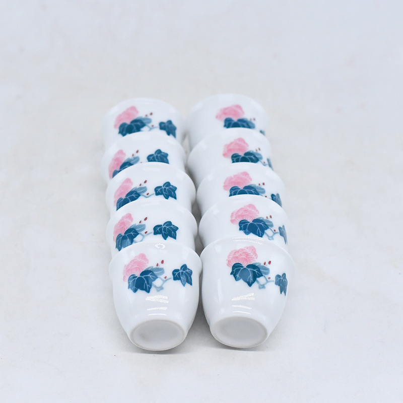 牡丹花瓷餐具碗碟勺杯礼盒套装家用大号菜盘陶瓷碗碟碗盘全套批发详情5