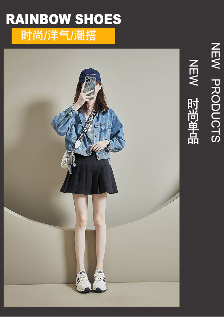 ins韩版阿甘鞋女潮2025春季新款学生跑步运动休闲鞋老爹鞋FD6688详情1