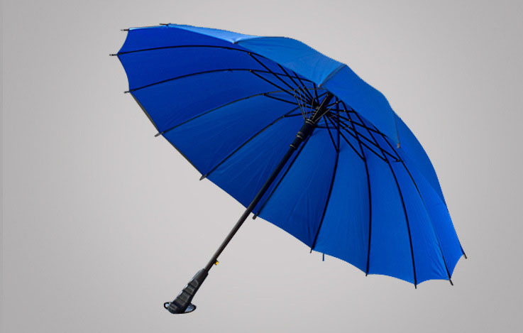 批发16K韩国创意碰击布彩虹伞长柄直杆自动雨伞广告伞可做LOGO详情11