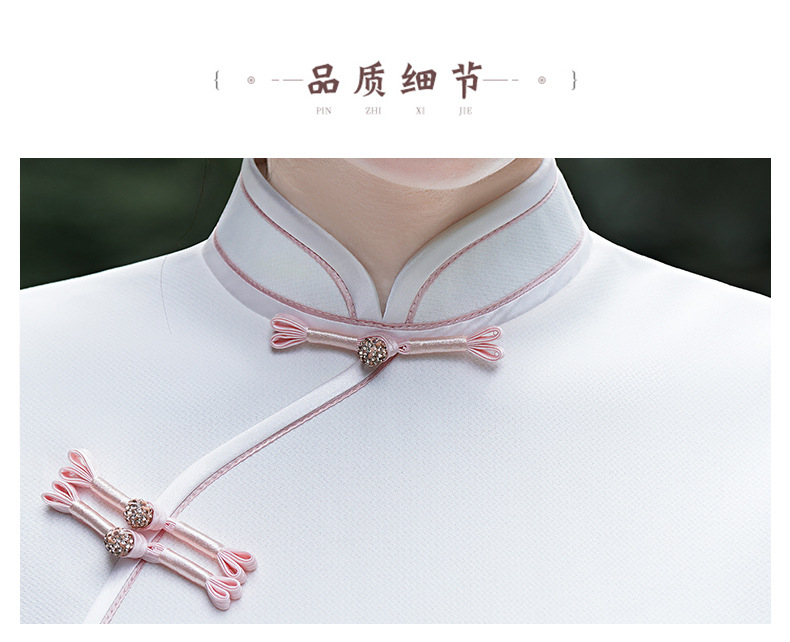 New Chinese trend waist-cinching artistic performance cheongsam fresh girl improved Chinese style long elegant cheongsam 鸾凤 harmony pic 14