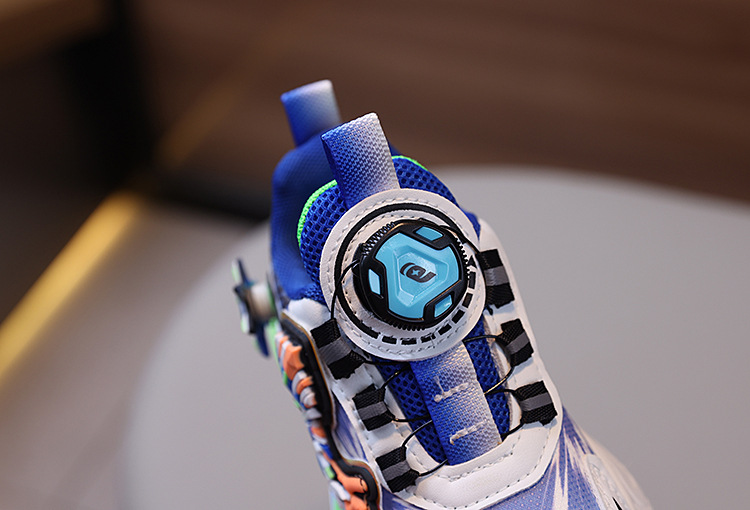 旋转扣小孩儿童鞋子男童运动鞋女童篮球鞋透气皮面软底防滑跑步鞋详情16