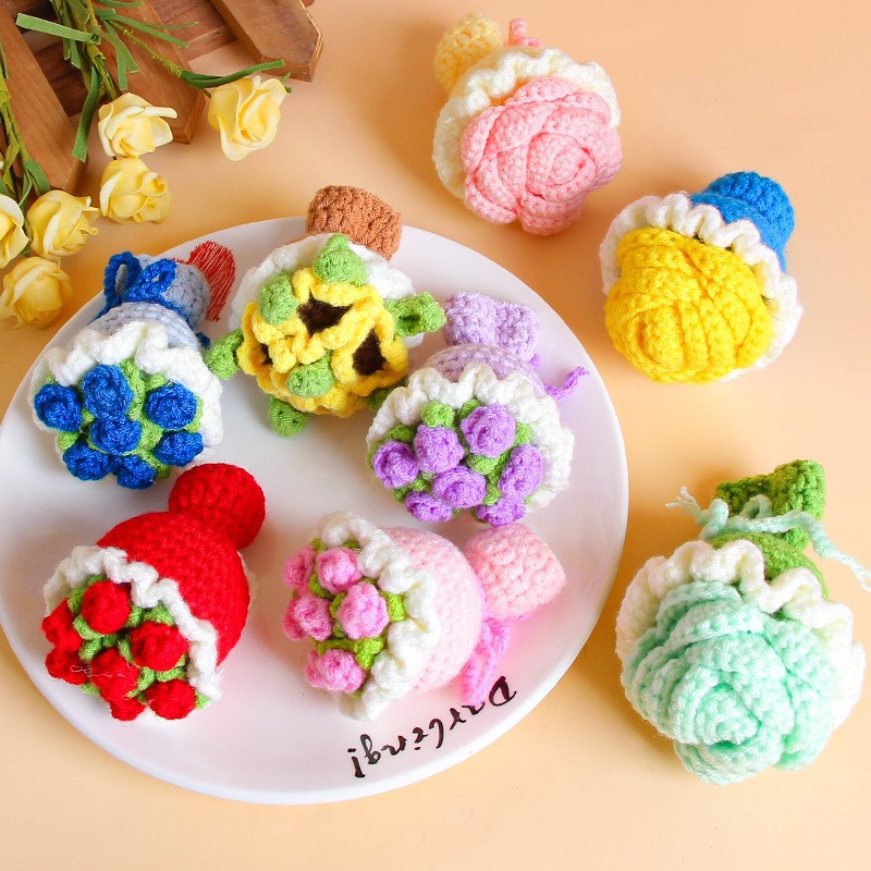 New trendy chanel-style coarse floral headphones, coin purses, clothing accessories, keychains, bags and pendants pic 17