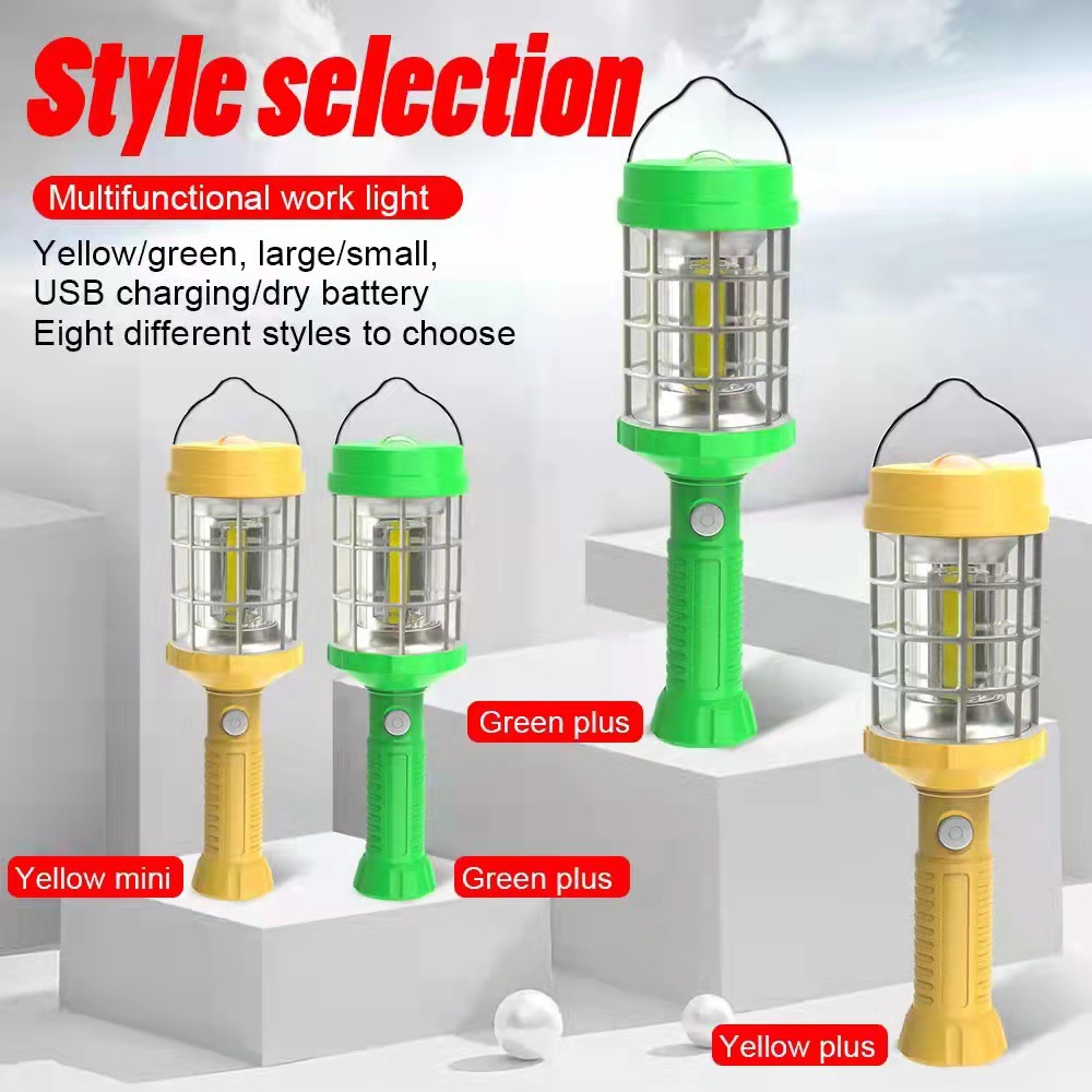 Cross-border camping lamp, handheld high-intensity outdoor lighting lamp, magnetic 360° light hanging auto repair work lamp pic 10