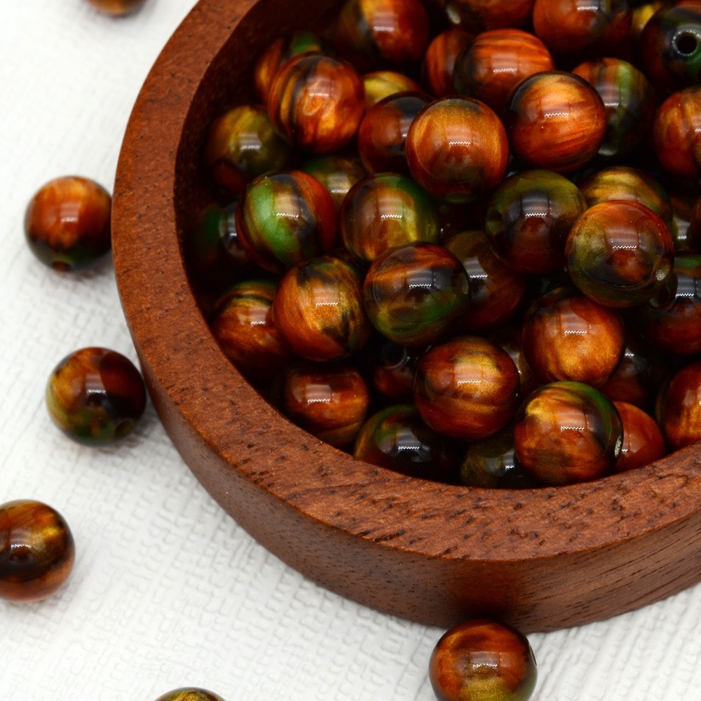 Dreamy starry sky flowing light resin beads, resin beads diy handcrafted ancient-style bracelet and string accessory materials pic 13