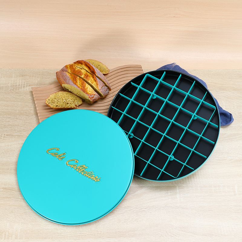 厂家直供不锈钢慕斯蛋糕盒子带切块模具包装巧克力糖果装饰礼品盒详情7