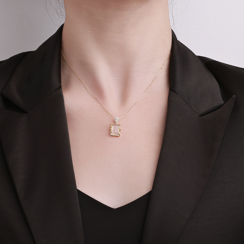 卓恒甄选平安牌唐卡铜镀金项链吊坠银饰配件吉他款首饰品详情15