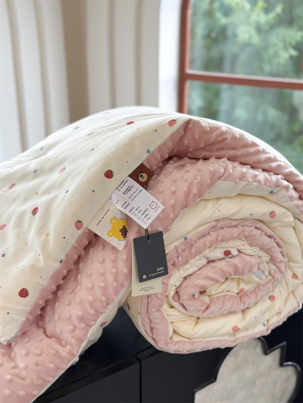 13372 All-cotton cartoon small floral print spring and autumn quilt soothing, bean quilt warm and fleece winter quilt core pic 30