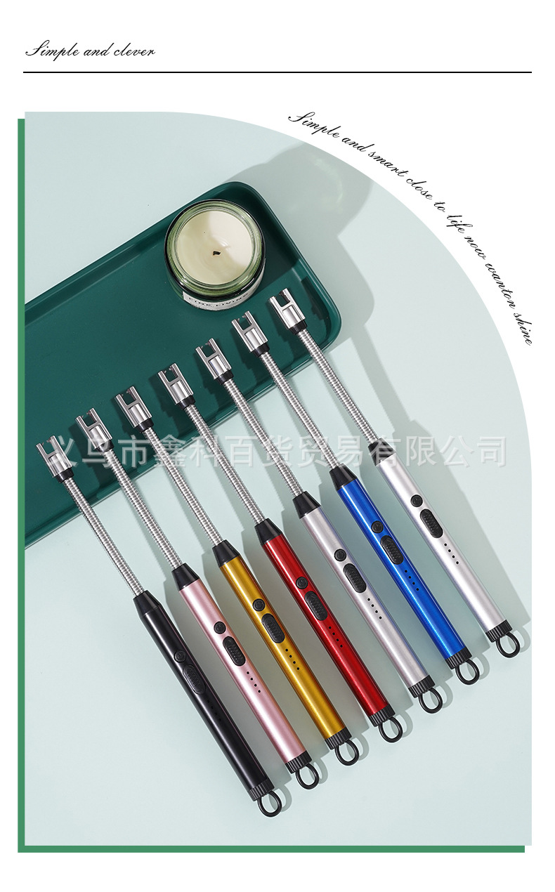 新款815-2高效便捷厨用点火器Type-C充电爆品香薰蜡烛点火详情7