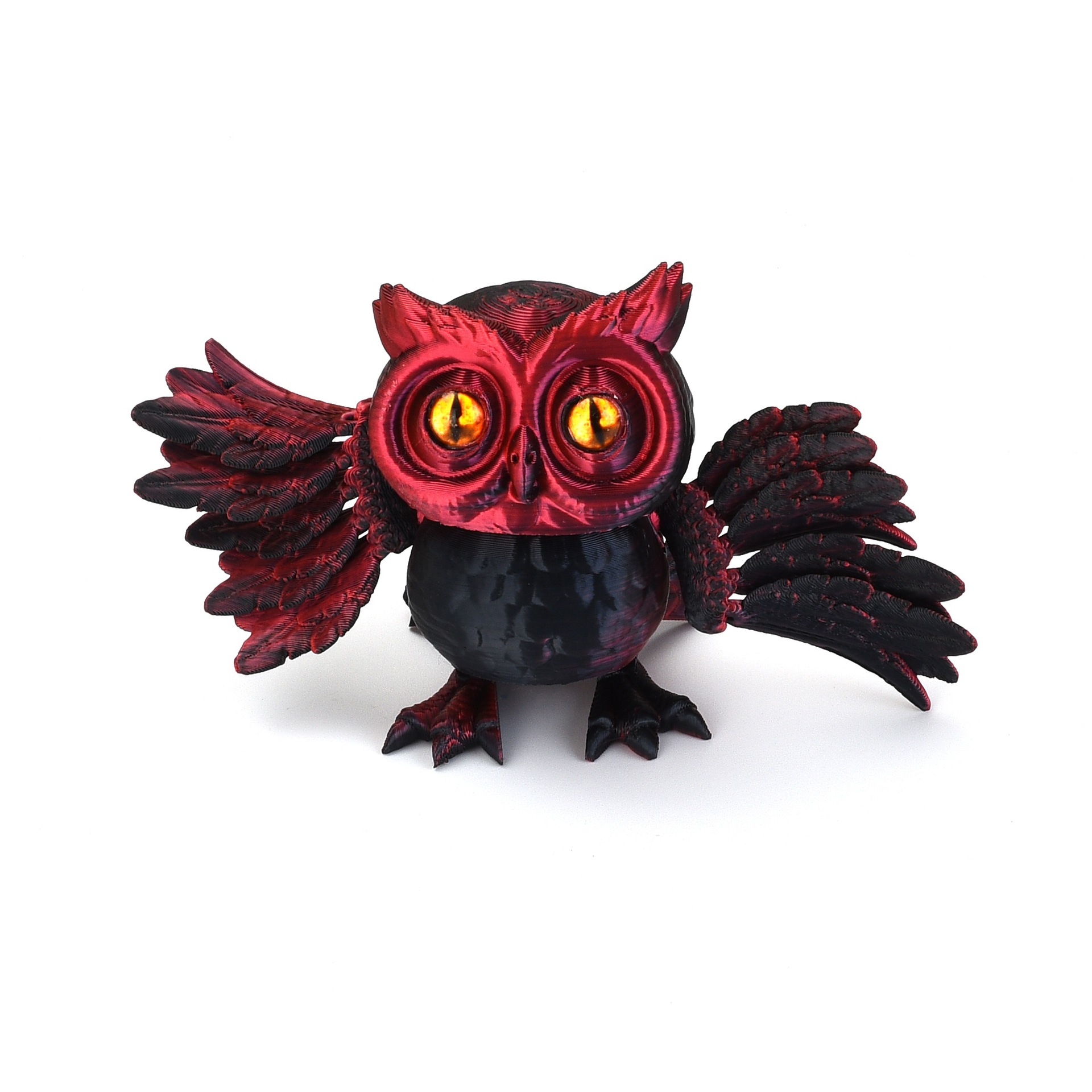 3D打印猫头鹰摆件手办儿童玩具关节可活动工艺礼品解压创意解压详情7