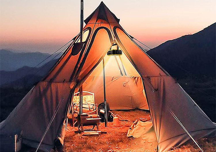 led太阳能手电筒强光爆亮户外充电便携多功能手提探照灯cob工作灯提灯详情7