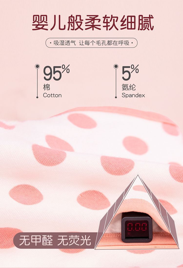 儿童内裤女纯棉平角女童宝宝大童小孩小女孩婴儿四角内裤不夹屁屁详情1