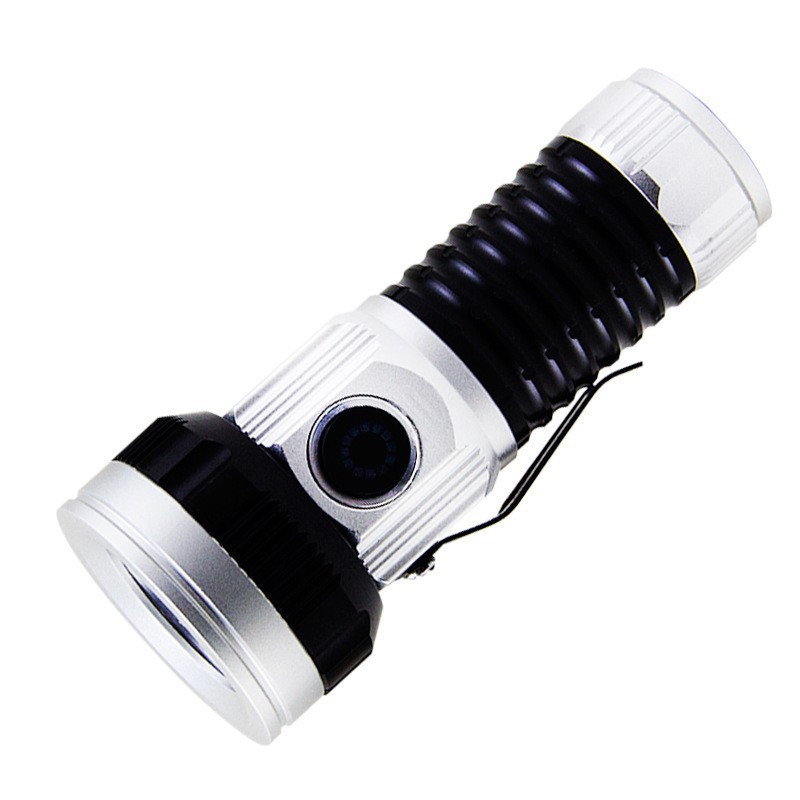 New product: Pailide aluminum alloy high-intensity flashlight, white laser high and low beam integrated long-range flashlight, multi-lamp 2+1 pic 6