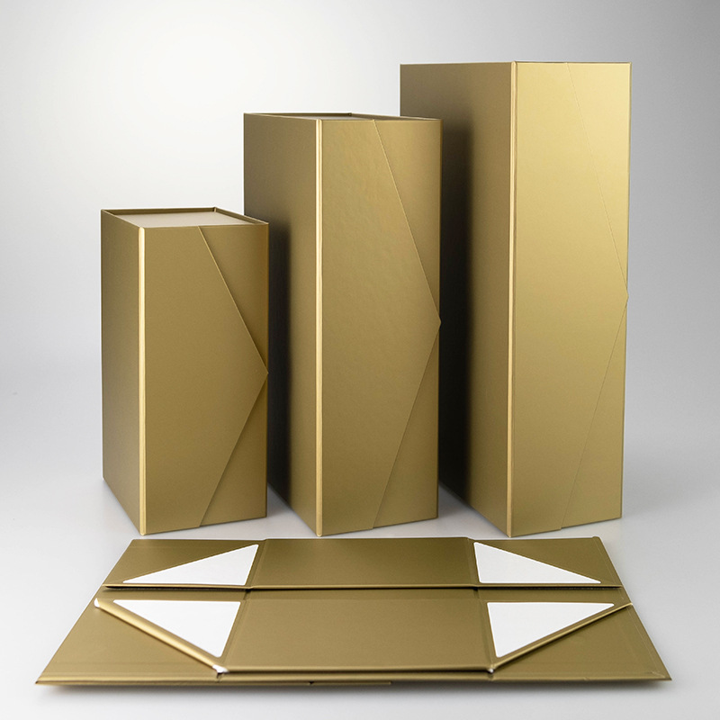 White seven-color folding gift box with printing and transportation space, flip-top gift box, in-stock packaging paper box pic 14