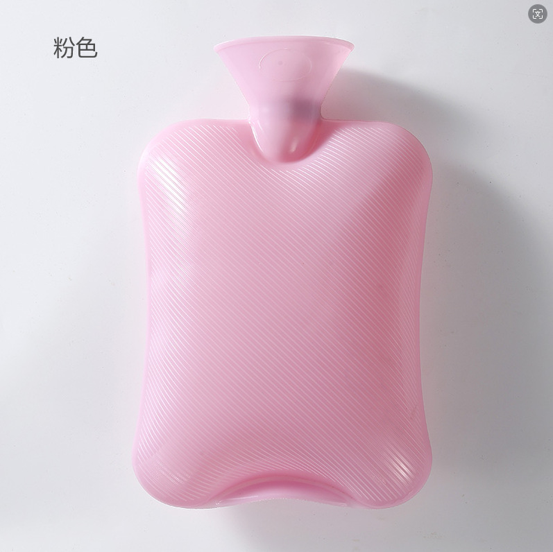 仿兔毛热水袋注水暖手持久保暖大容量水晶超柔暖水袋PVC暖手宝灌详情5