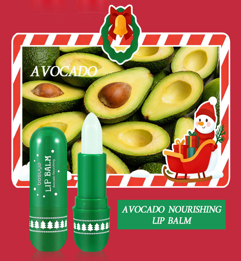 【 Cross-border Exclusive 】bosuya Christmas Lip Balm Set: Exfoliating, Reducing Lip Lines, Hydrating and Moisturizing Lip Balm pic 10