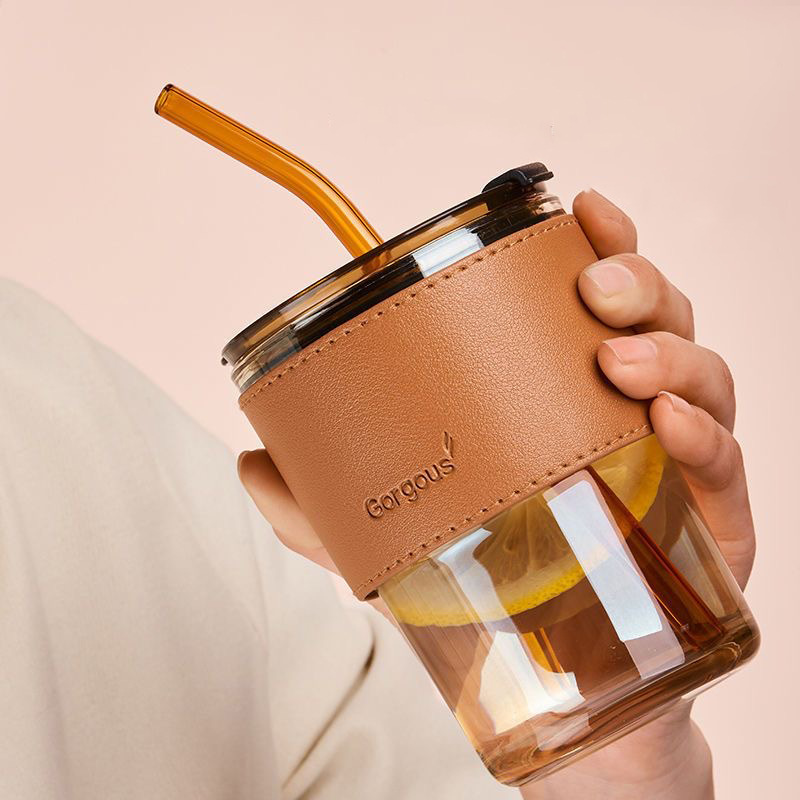 Popular online celebrity cup small gifts, wedding souvenirs, high-appearation-level female student glass water cups, gift cups for the event pic 4