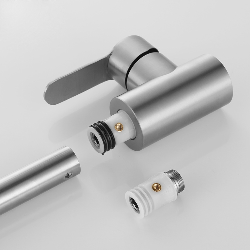 Kitchen faucet, stainless steel sink, cold and hot belt, ball bearing, swivel, universal household sink manufacturer wholesale pic 8