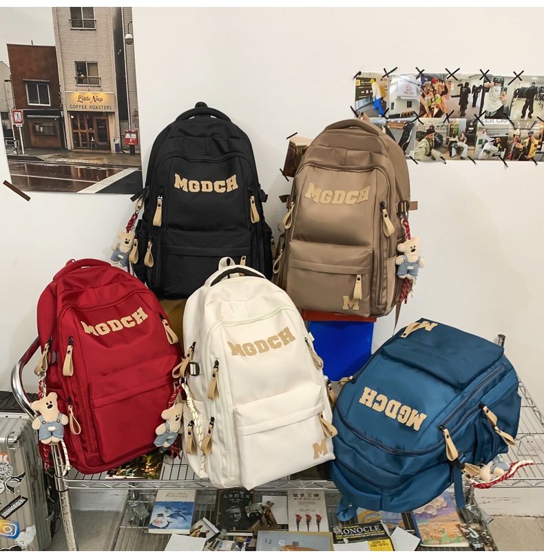 大容量多层书包初中生男女高中生双肩包减负护脊超轻便电脑背包详情28