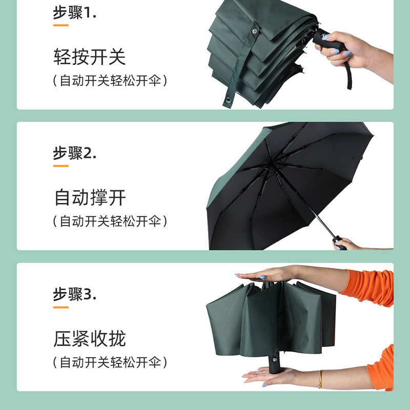 Bulk wholesale of three-fold umbrellas, folding umbrellas, printed logo advertising umbrellas, sunny and rainy creative sun umbrellas, sun protection and shade umbrellas pic 31