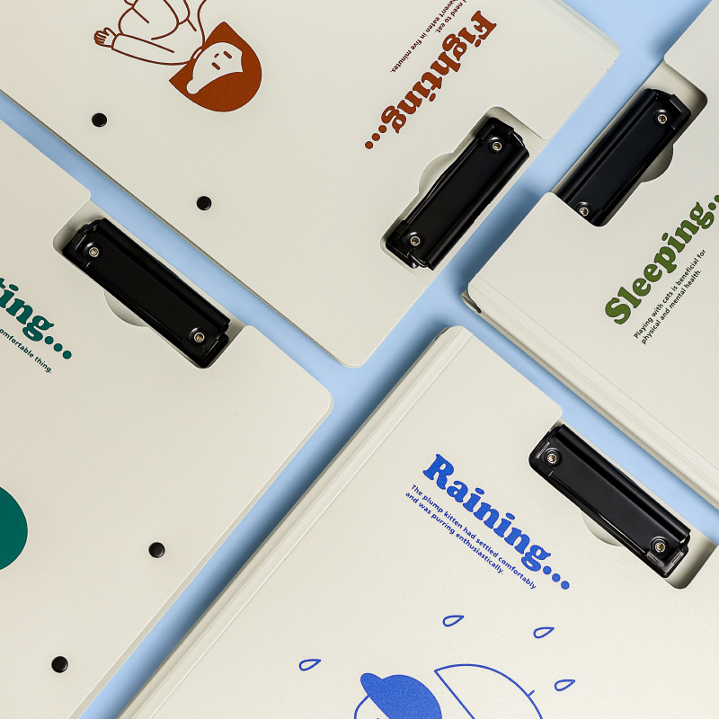 Foamed fashion A3 document secretary folder, file folder, multi-functional student writing board pad, business office hard board pic 6