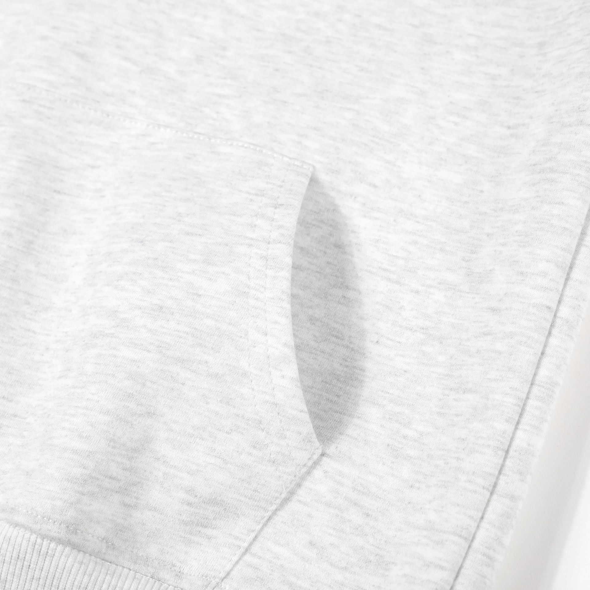 儿童纯棉圆领卫衣定制图案logo春秋款纯色320克光板卫衣跨境外贸详情25