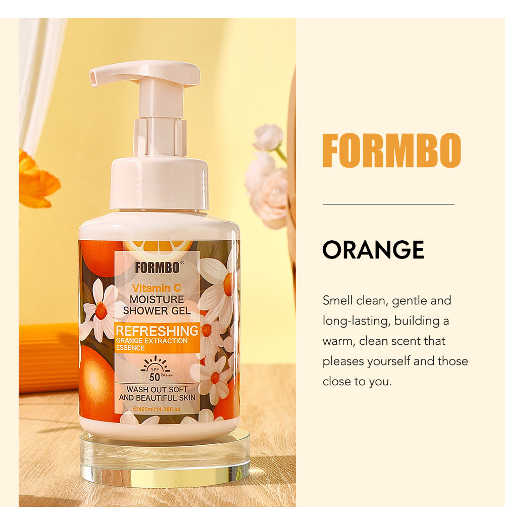 【外贸专供】FORMBO维生素C沐浴露保湿舒缓嫩肤温和清洁去角质详情15