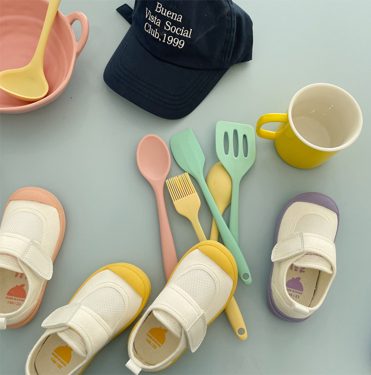 TOPSTAR春季儿童帆布鞋透气网布儿童鞋子幼儿园室内宝宝鞋1231款详情8