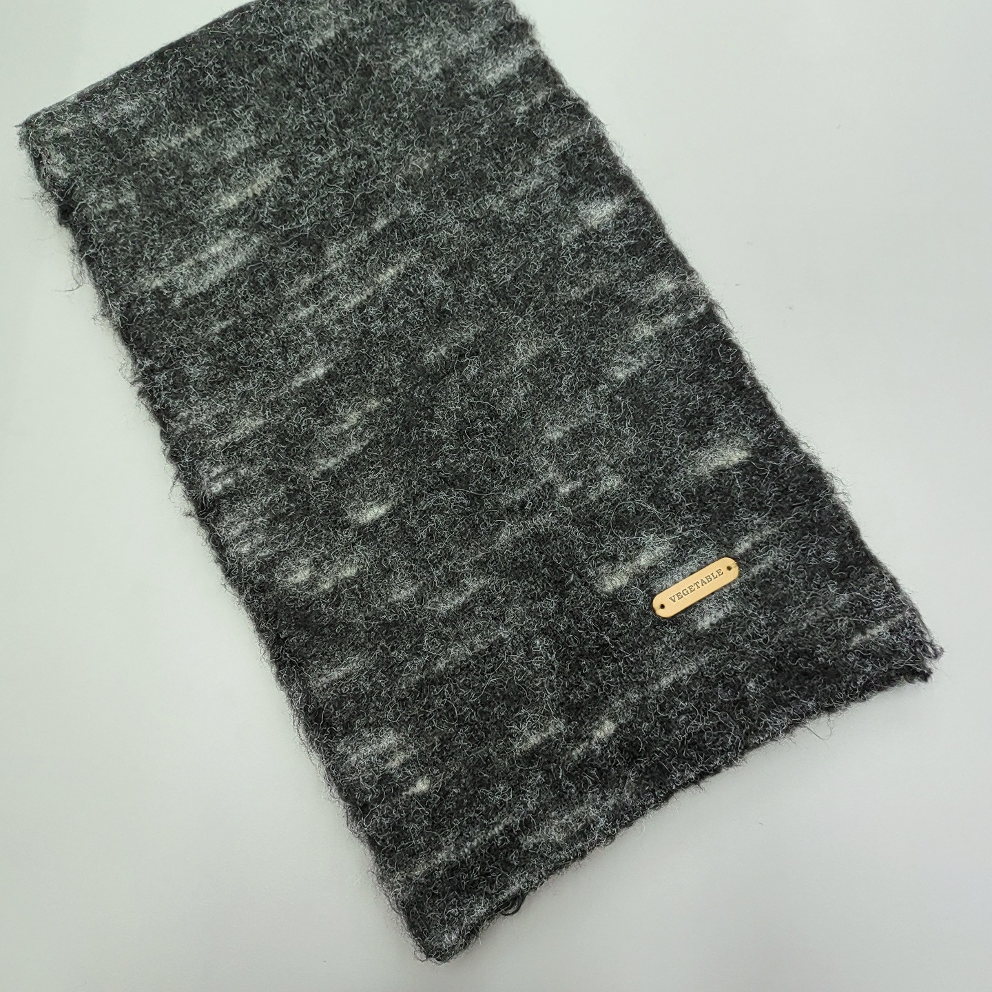 Brushed and textured dopamine pink scarf for women, winter soft and glutinous, ins style, Korean high-end knitted warm wrap pic 8