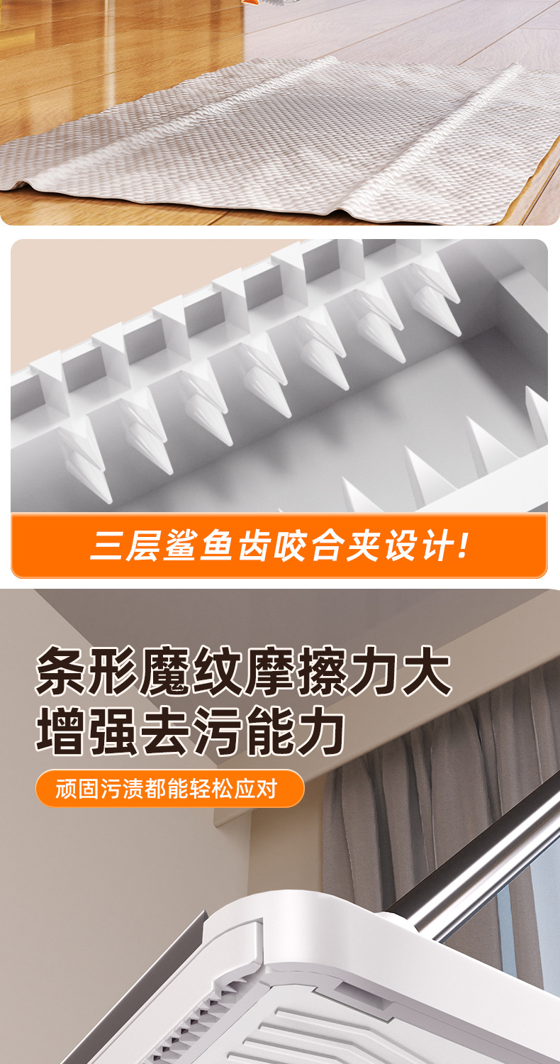 2025新款家用一拖免手洗多功能懒人夹布平板拖地神器净洗脸巾拖把详情7