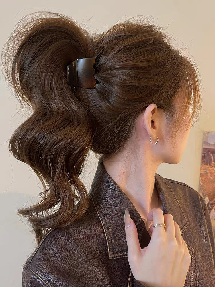 2025 New high ponytail Fixing wonder, hair clip, women's high-end shark clip, back of the head hair clip, hair accessory pic 6