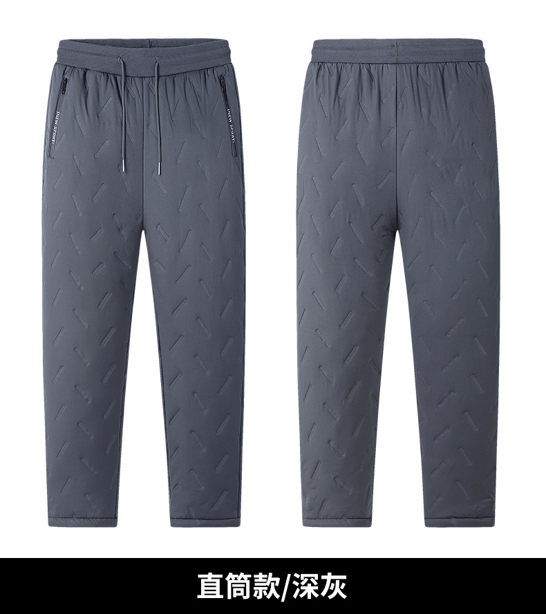 冬季棉裤男加绒加厚羊羔绒长款保暖裤子大码休闲运动裤男士外穿详情30
