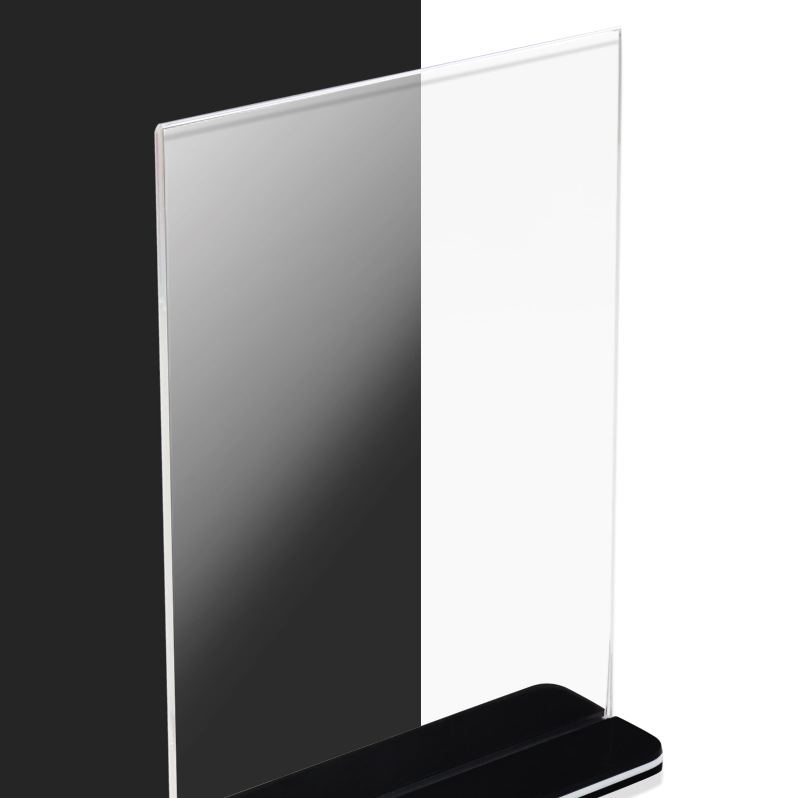 Acrylic table card, T-shaped black background pull-out a5 desktop, A4 display stand, table sign, table label, a6 price tag, table card, restaurant table, dish description, seating arrangement, shop table, price list display stand, front desk, activity notice display pic 6