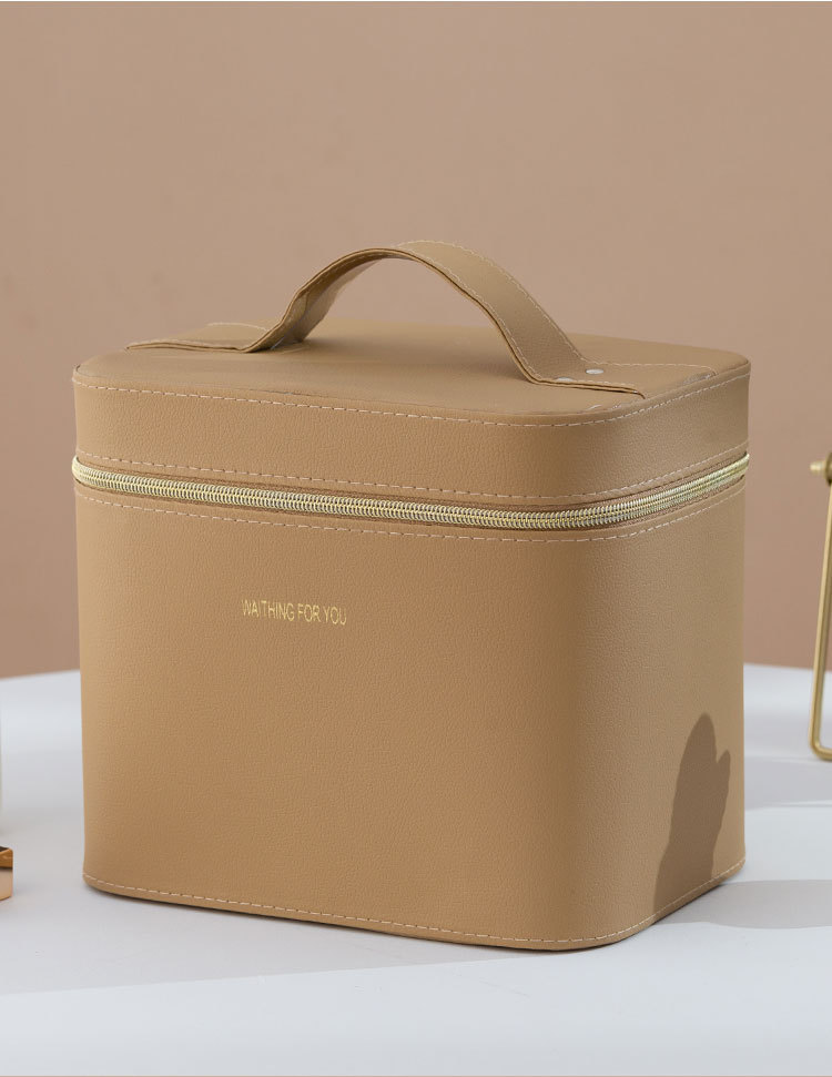 化妆包批发韩版新款大容量旅行便携手提PU专业化妆品收纳包化妆箱详情15