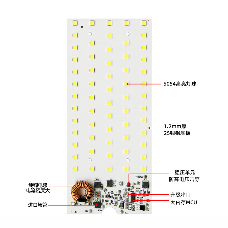 18V快充MPPT太阳能路灯爆亮60W天黑自动亮新款太阳能路灯100W批发详情15