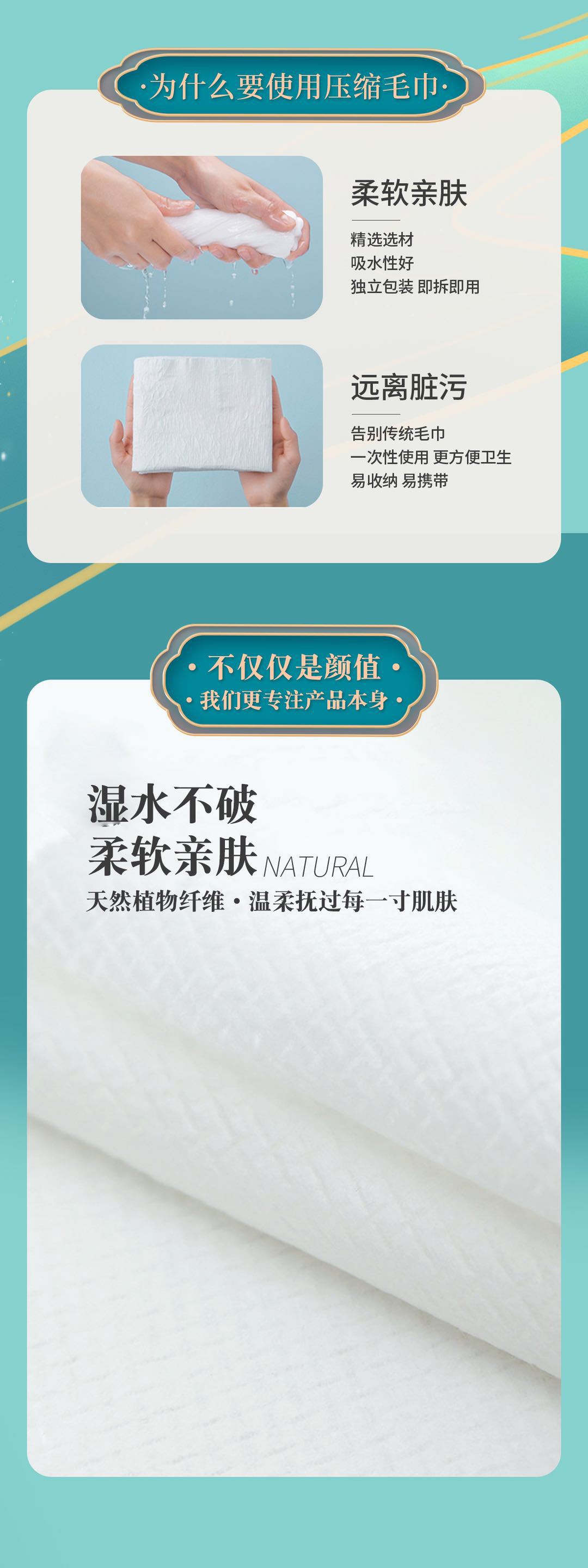 Linglexi facial cleansing towel Manufacturer wholesales a large quantity of disposable baby cotton soft towels and facial cleansing towels for beauty salons pic 5