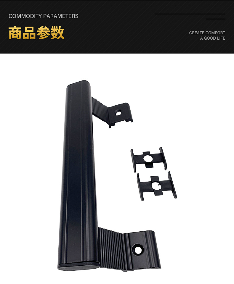 Factory direct supply of aluminum alloy LS15 door and window handles, mechanical sliding door handles for doors and Windows, export glass door handles pic 8