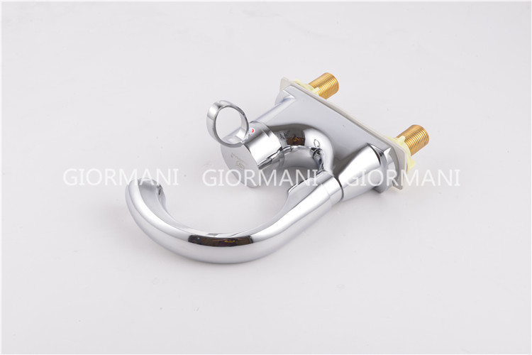 双孔单把面盆水龙头 浴室洗手盆混水阀 南安卫浴水暖厂家直销详情2