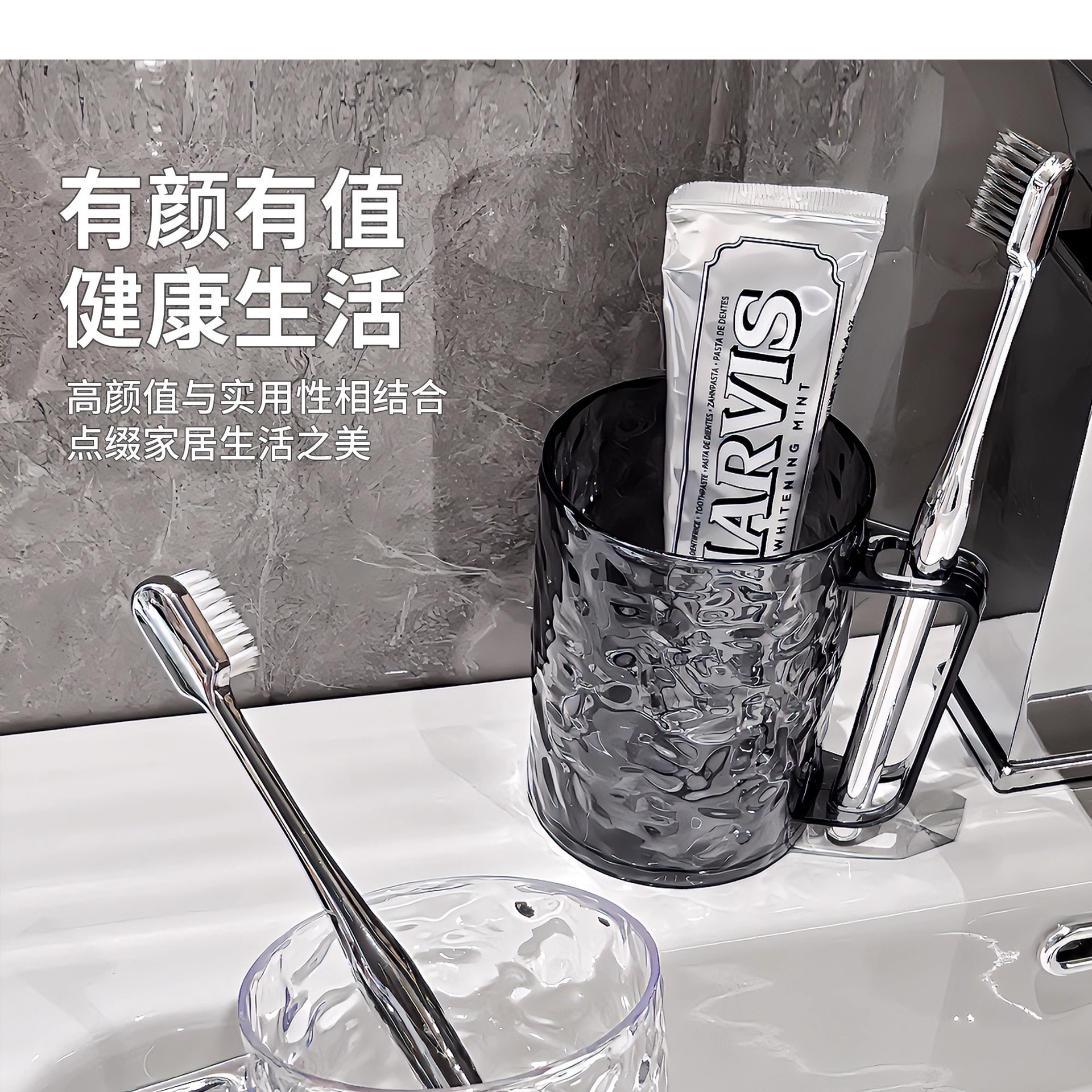 节庆陶瓷杯水波纹漱口杯杯子咖啡杯陶瓷会议杯详情11