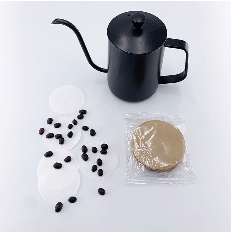 Round Italian-style handle bowl powder coffee machine filter paper, multiple types of Mocha pot, Aile pot, original juice hand-brewed coffee filter paper pic 17