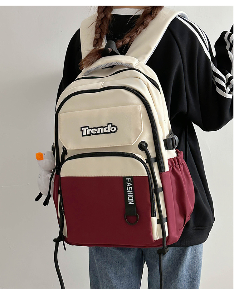 Schoolbag for boys, large capacity, high-end feel, 2025 new style for boys, high school students, backpacks for girls, college students pic 7