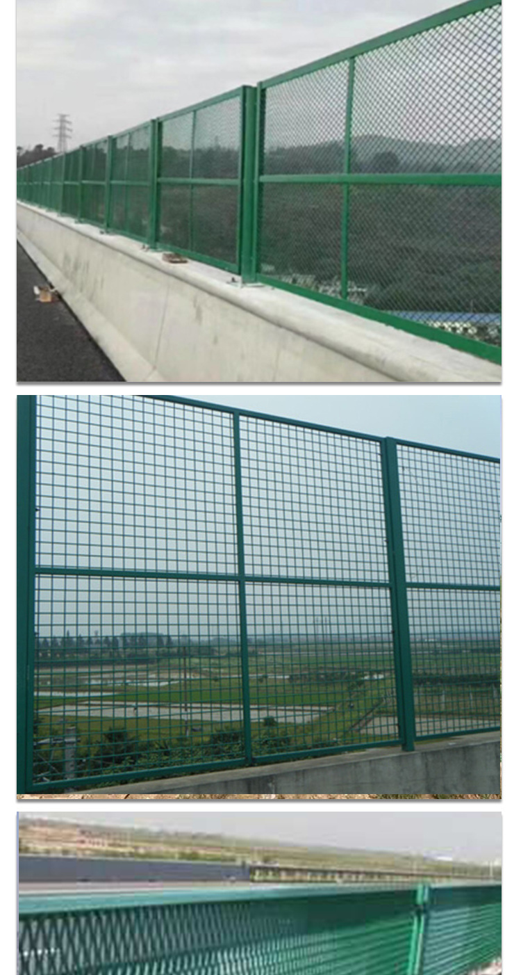 Highway anti-throw net, separate protective net manufacturer wholesale frame guardrail net, overpass anti-falling object isolation fence pic 7