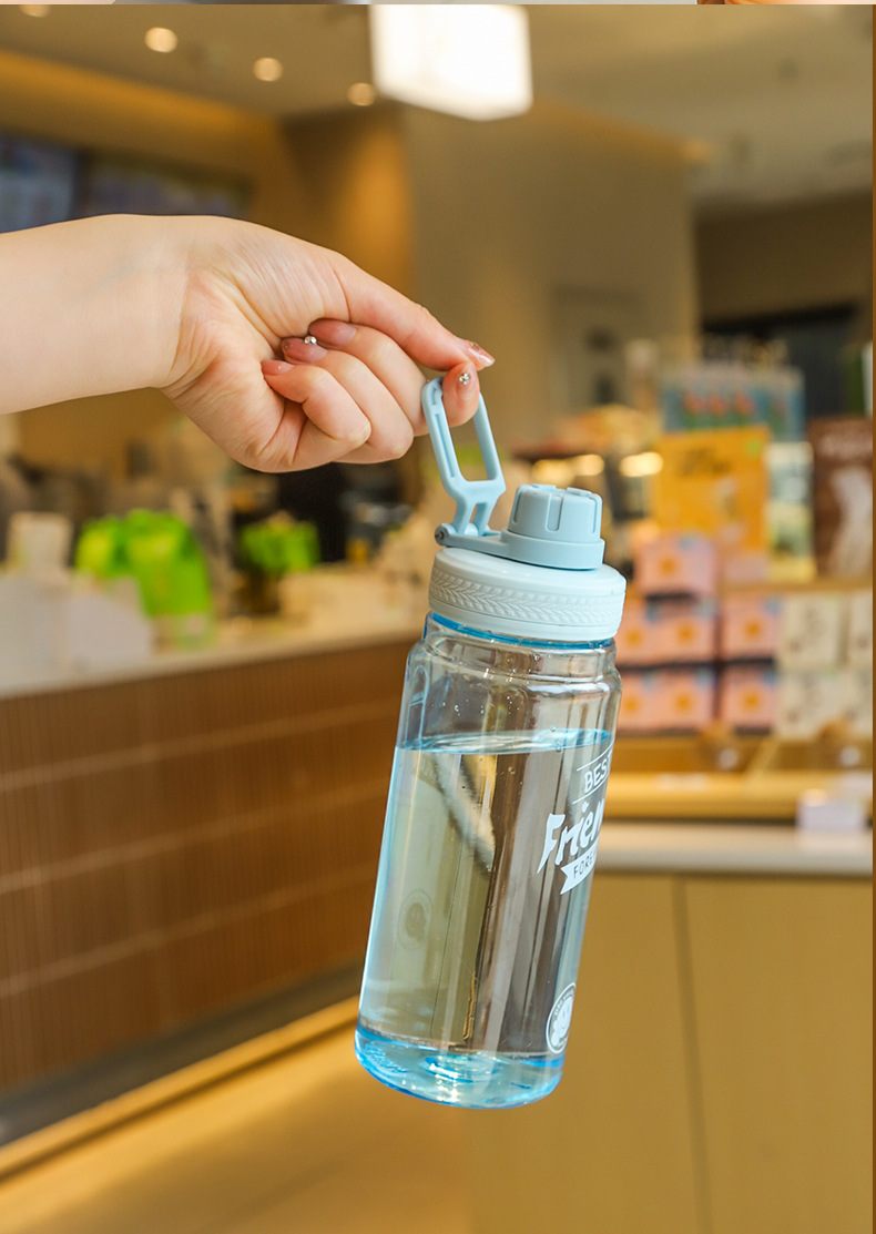 Simple and sporty water cup, anti-drop, portable and easy to use, large capacity, popular student, high appearance level, ton ton cup, summer water bottle pic 12