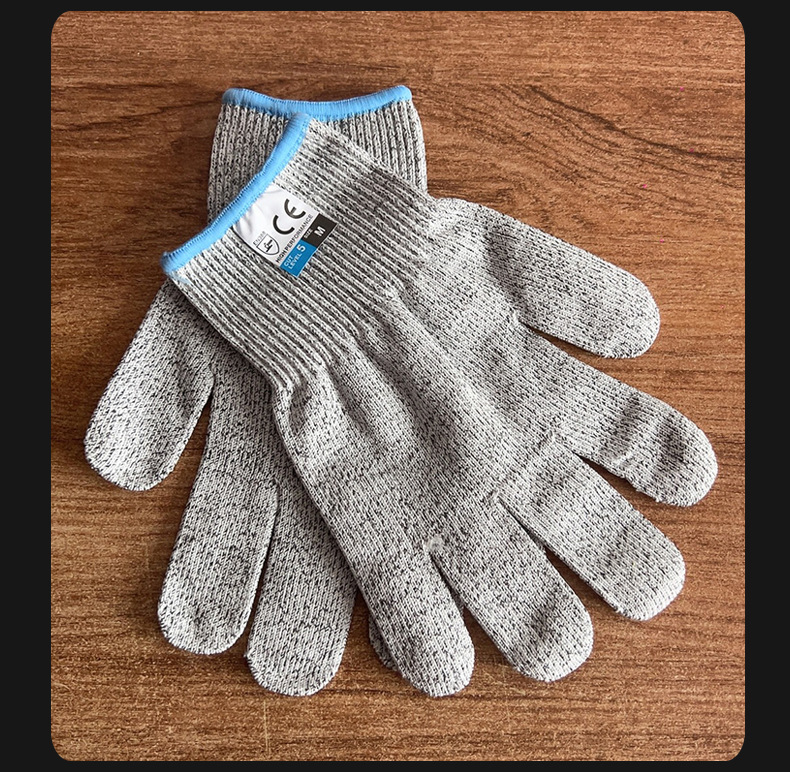 防切割手套劳保5级防割工地干活防滑防刀割手套加厚耐磨手套批发详情14