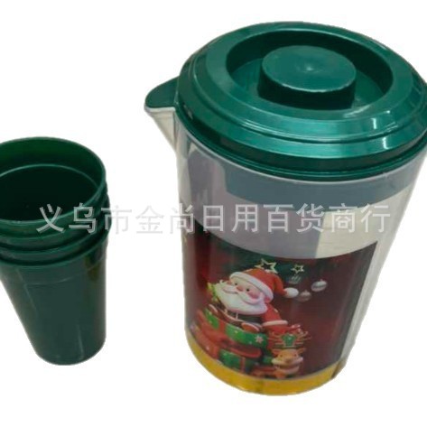 Cross-border beverage store plastic cold water bottle, cold boiled water, high-temperature resistant tea brewing bucket, super large capacity, specially designed for milk tea stores with LIDS pic 2