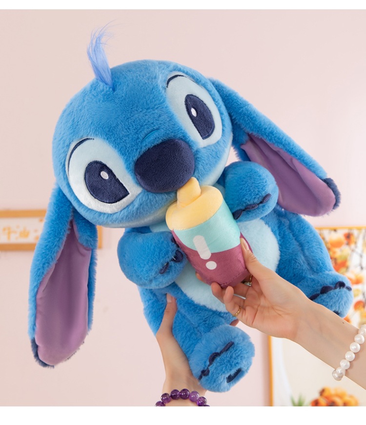 跨境新款奶瓶史迪公仔玩偶毛绒玩具玩偶抱枕网红娃娃礼物跨境批发详情12