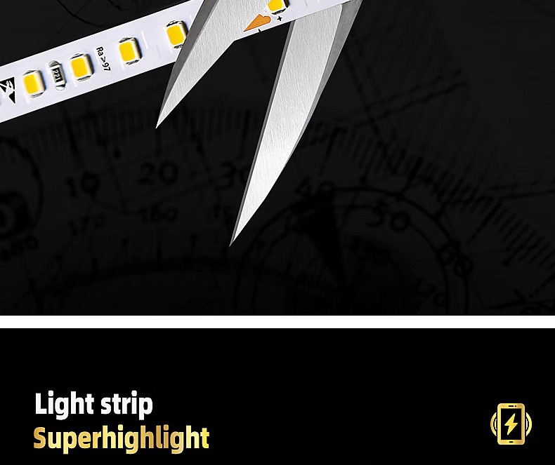 Osram self-adhesive waterproof light strip, LED light strip, 24V low-voltage linear light, embedded ceiling atmosphere linear light strip pic 17